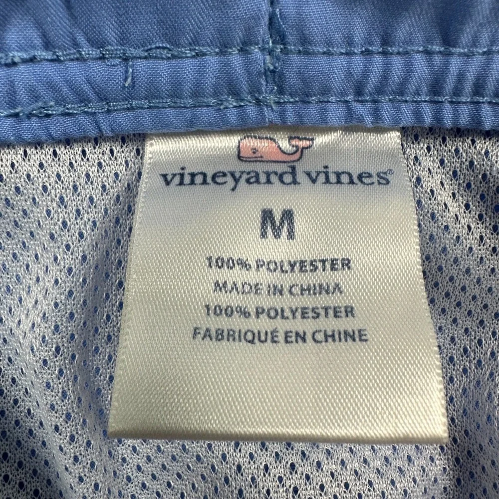 Vineyard Vines Shorts Mens Medium Chappy Swim Trunks Fish Drawstring Waist Lined